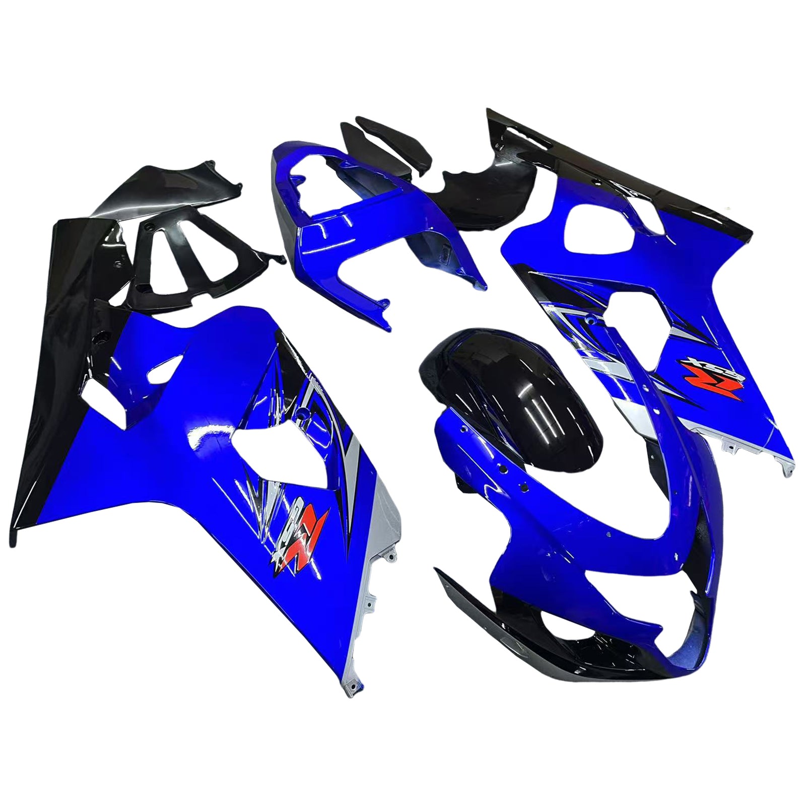 Amotopart Suzuki GSXR 600/750 2004-2005 K4 Fairing Kit Bodywork Plastic ABS