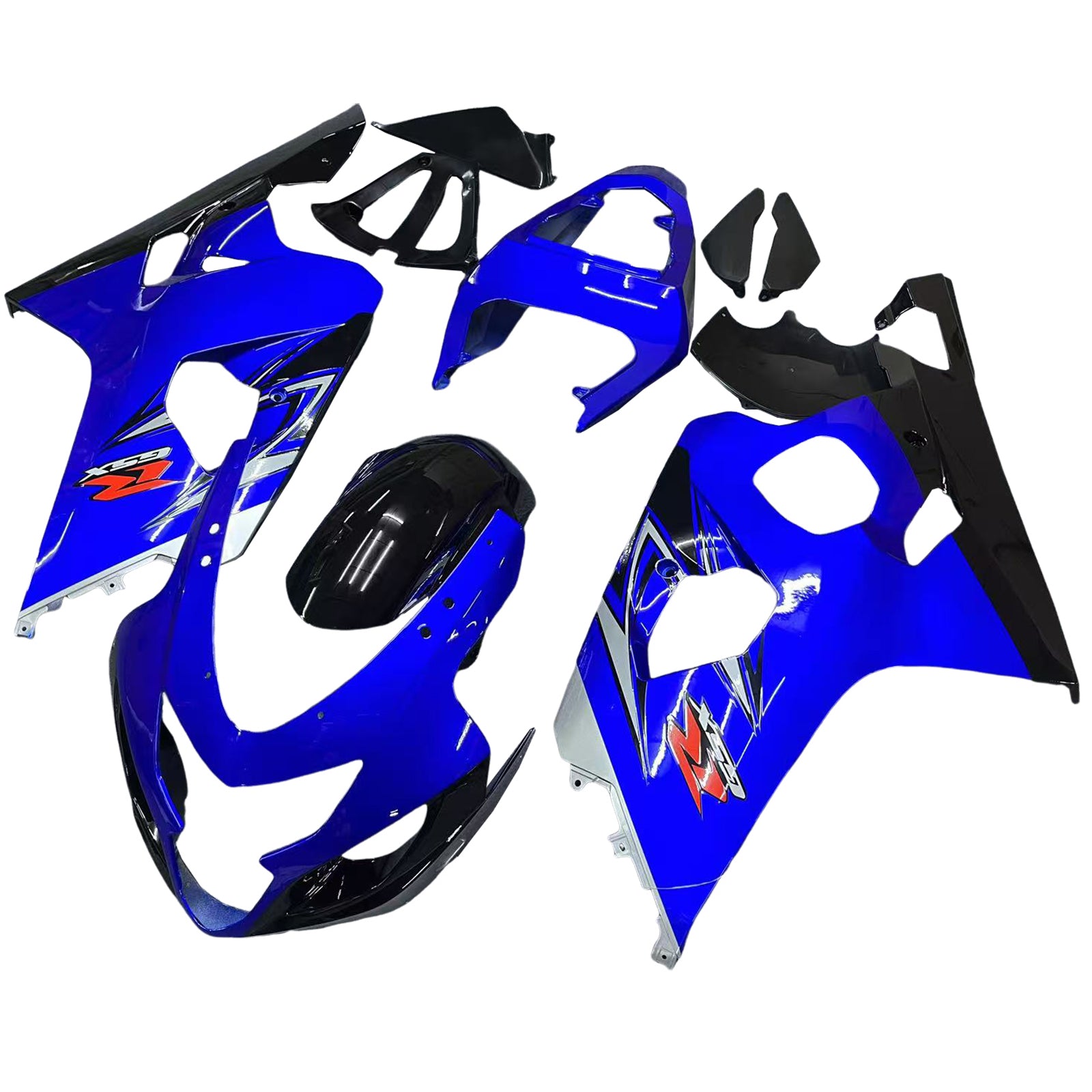 Amotopart Suzuki GSXR 600/750 2004-2005 K4 Fairing Kit Bodywork Plastic ABS