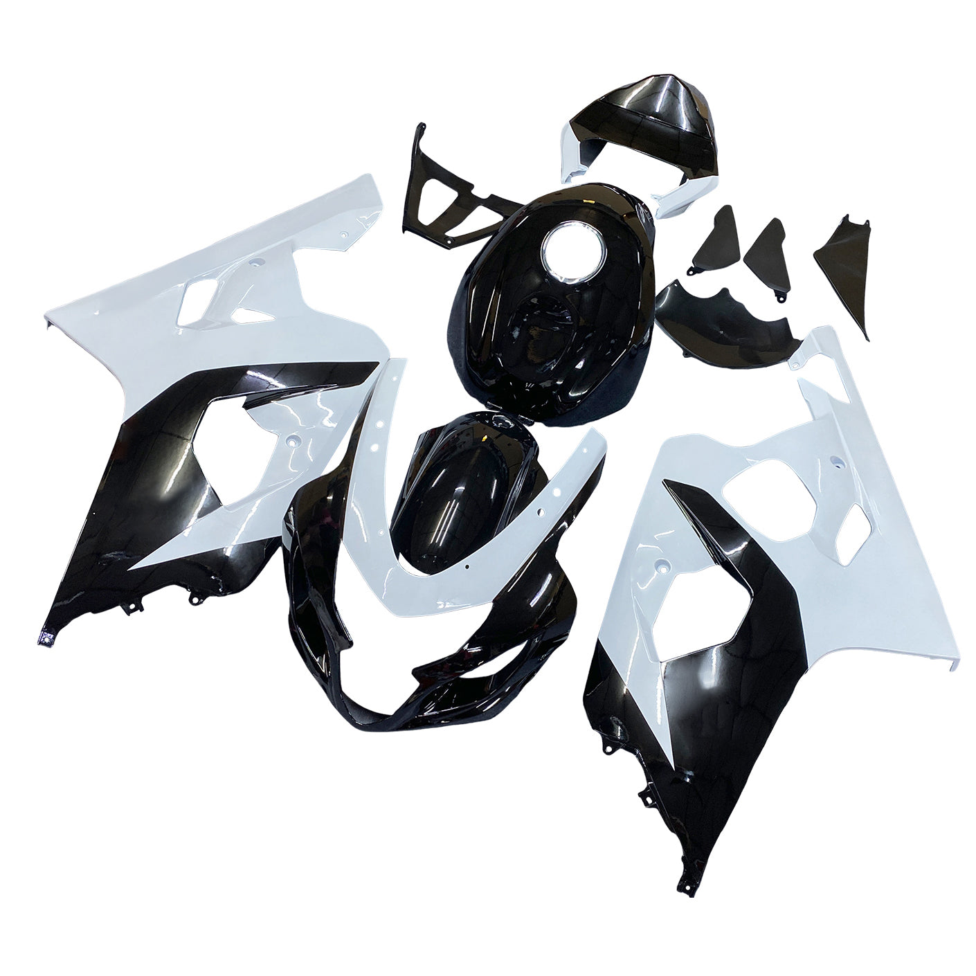 Amotopart Suzuki GSXR 600/750 2004-2005 K4 페어링 키트 차체 플라스틱 ABS