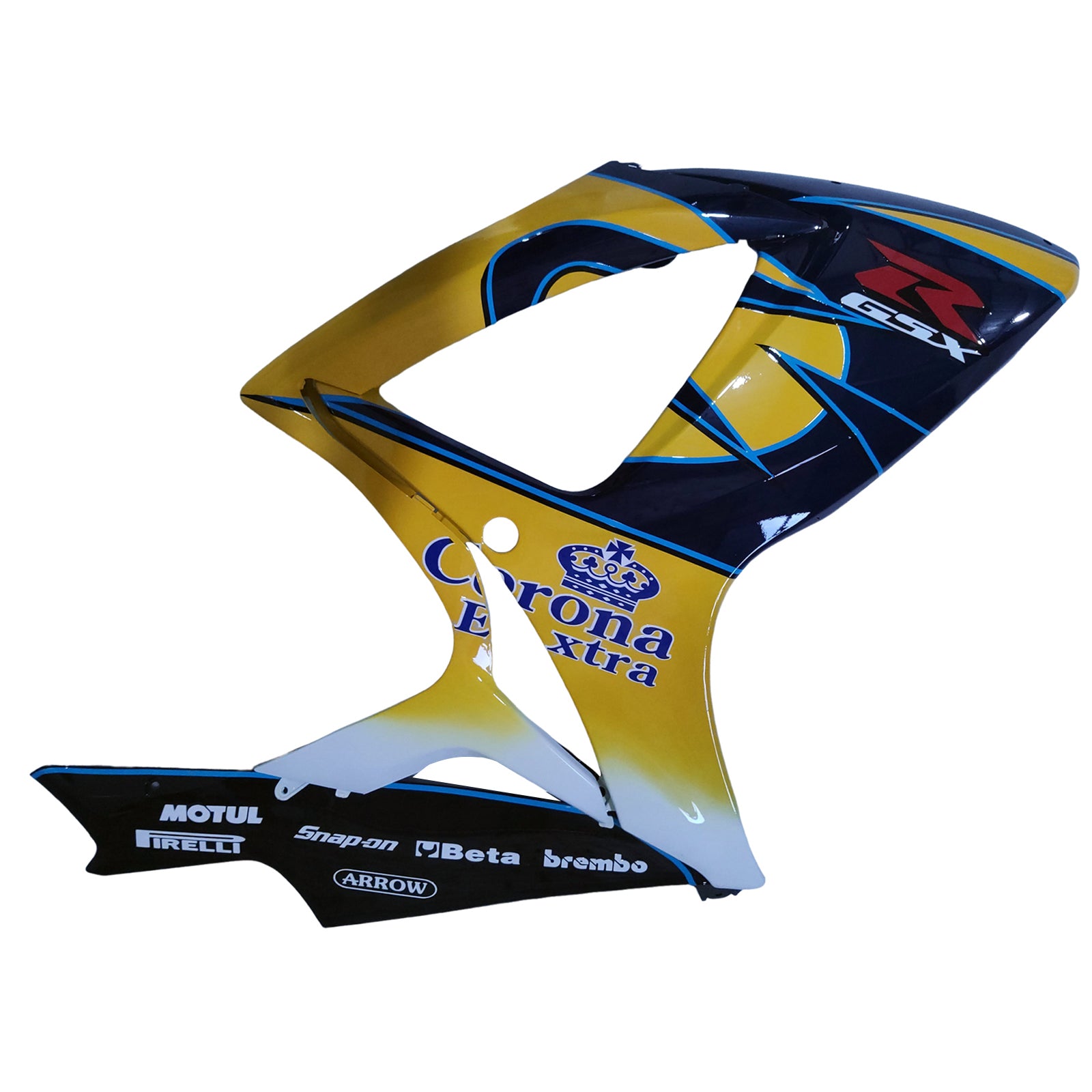 Fairings 2006-2007 Suzuki GSXR 600 750 Yellow Blue Corona GSXR Generic