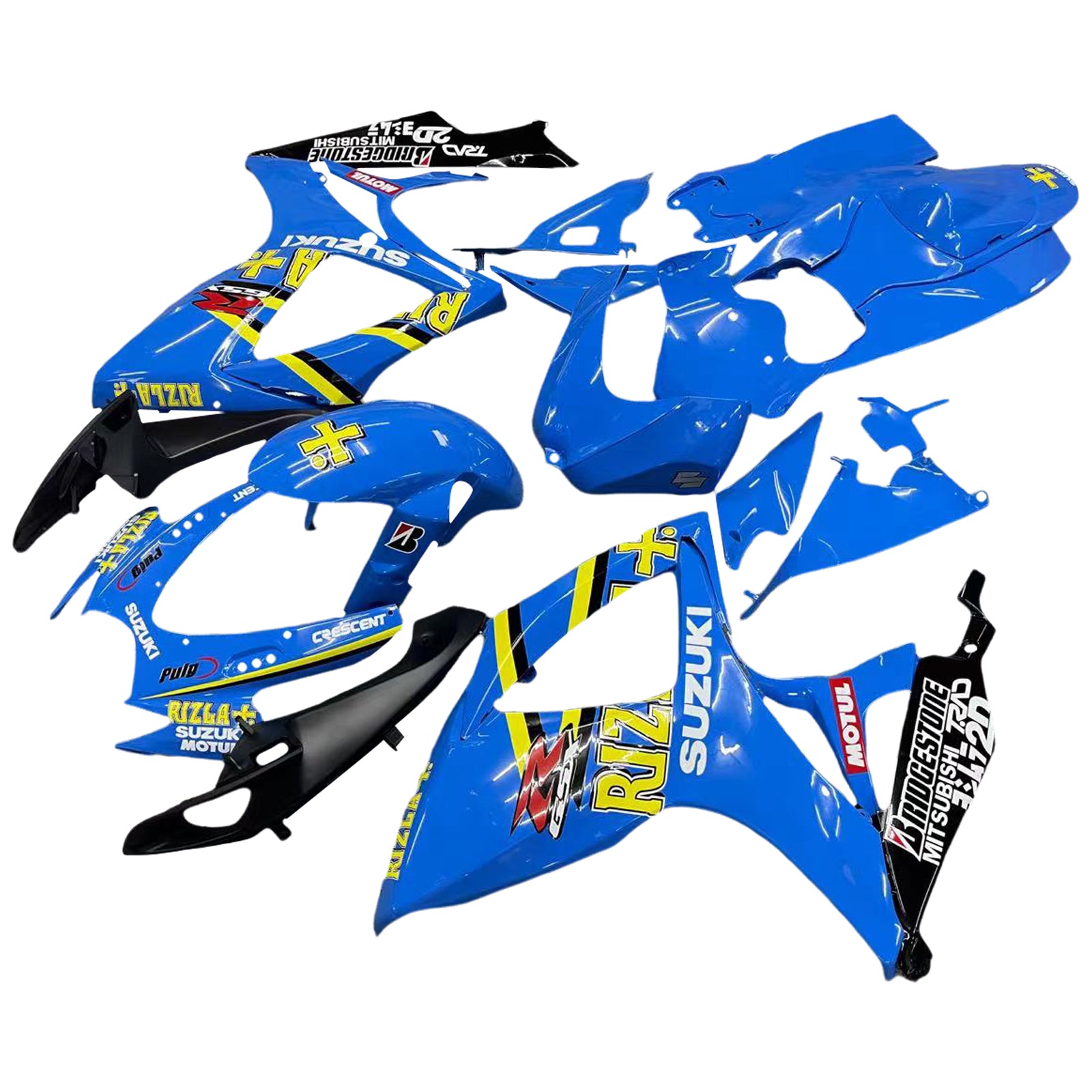 Fairings 2006-2007 Suzuki GSXR 600 750 Blue Rizla Generic