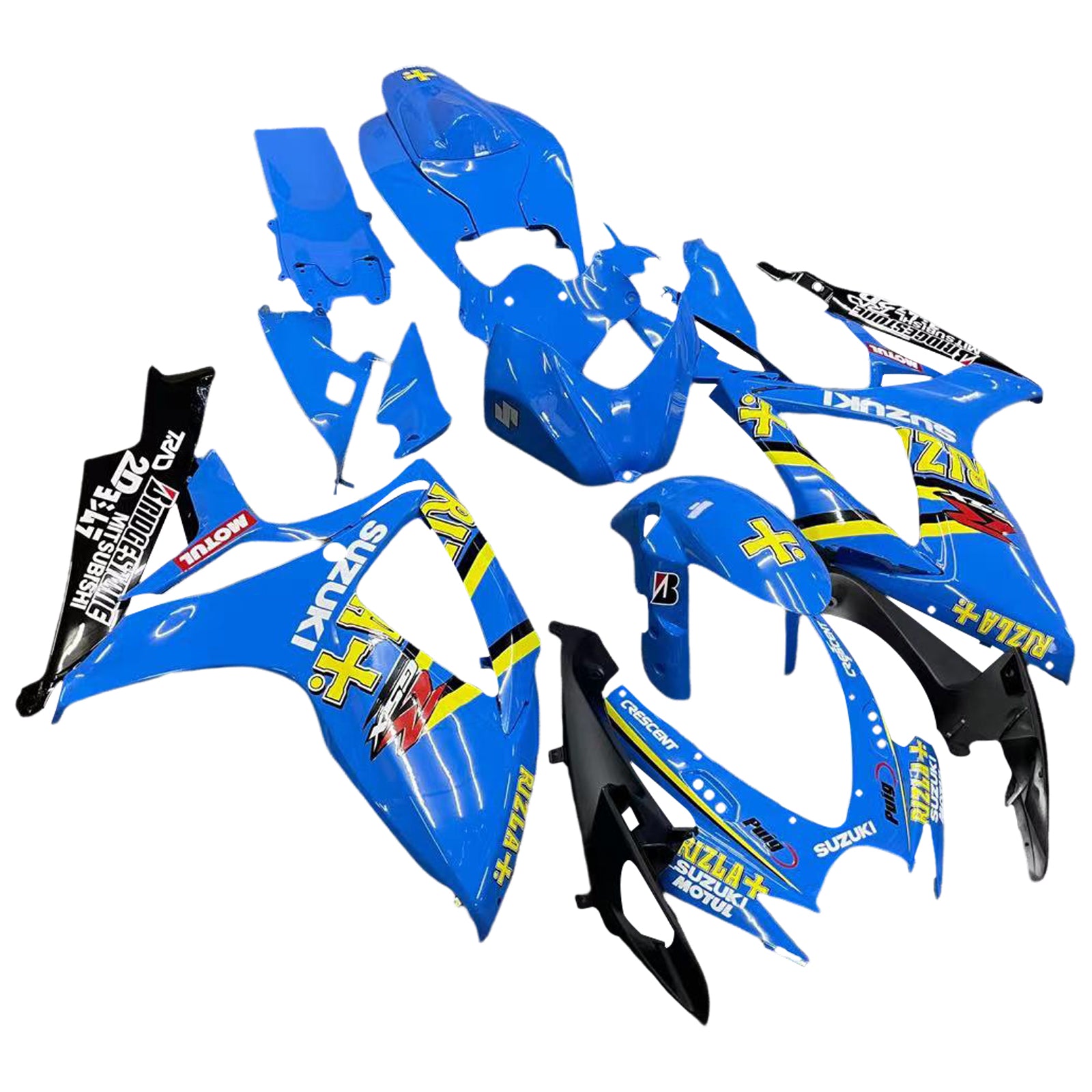 Fairings 2006-2007 Suzuki GSXR 600 750 Blue Rizla Generic