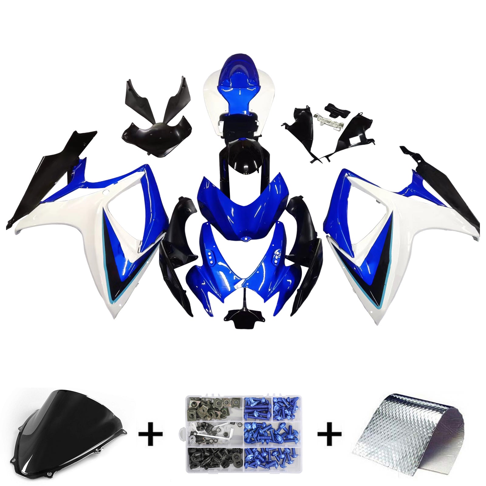Injection Fairing Kit Bodywork Plastic ABS fit For Suzuki GSXR 600/750 2006-2007
