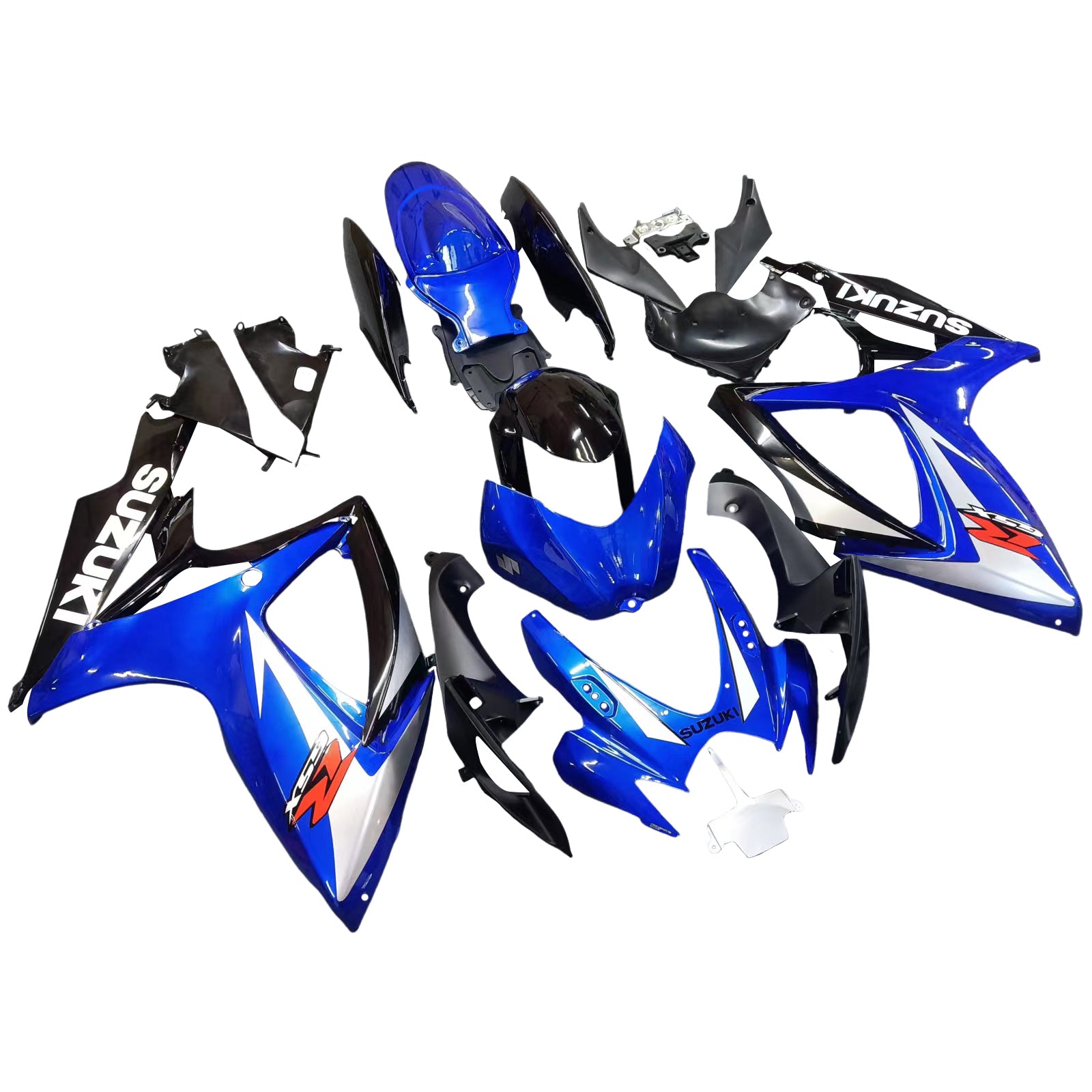 Fairings 2006-2007 Suzuki GSXR 600 750 Blue & Black GSXR