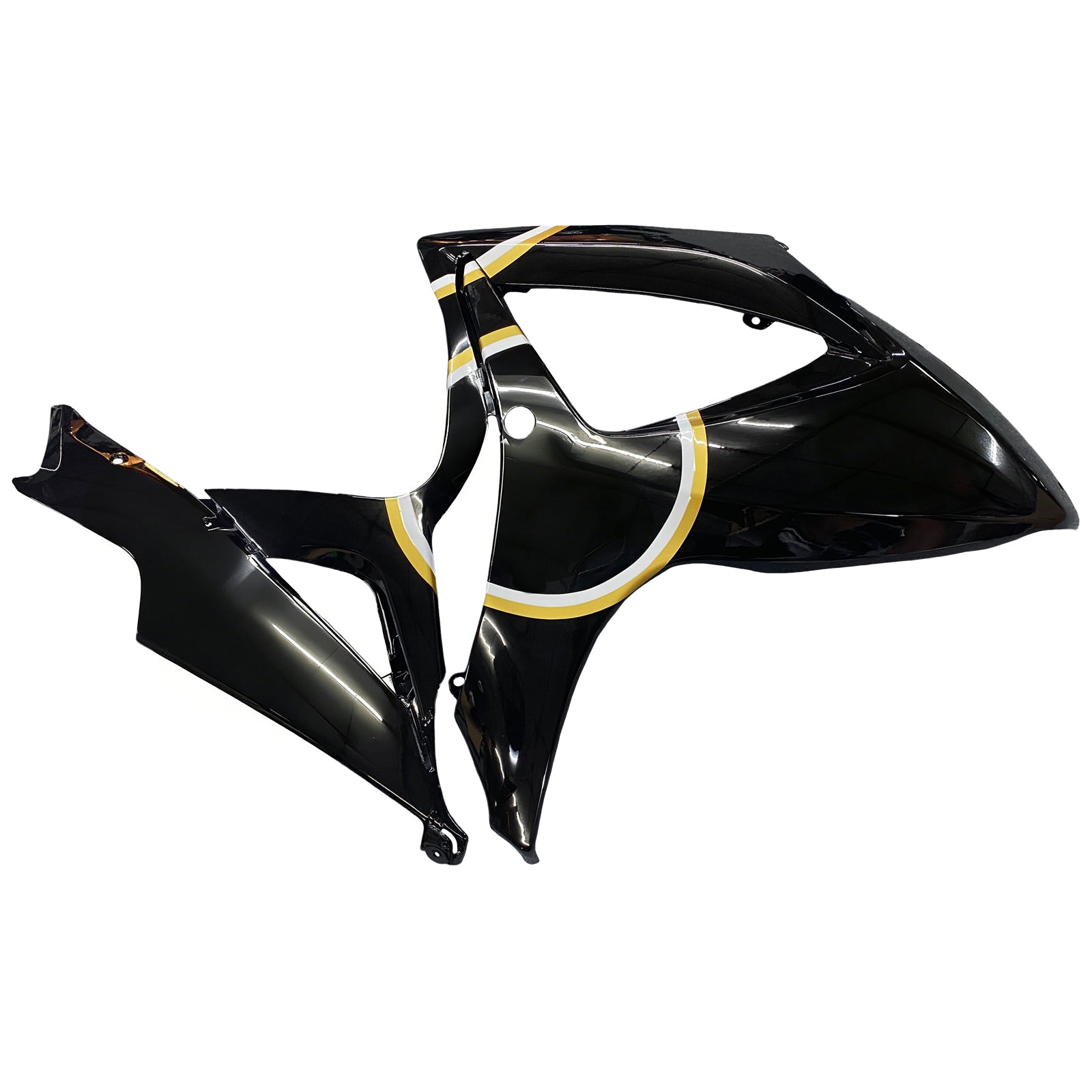 Fairings 2006-2007 Suzuki GSXR 600 750 Black Gold Lucky Strike Generic