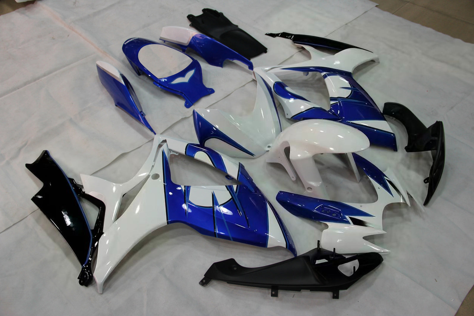 Fairings 2006-2007 Suzuki GSXR 600 750 White Blue Corona Generic
