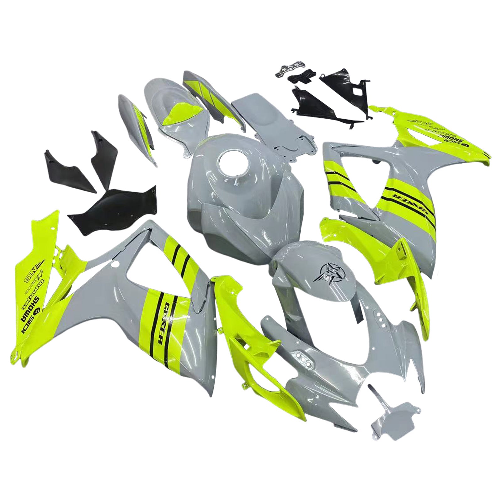 Suzuki GSXR 600/750 2006-2007 K6 Fairing Kit Bodywork Plastic ABS