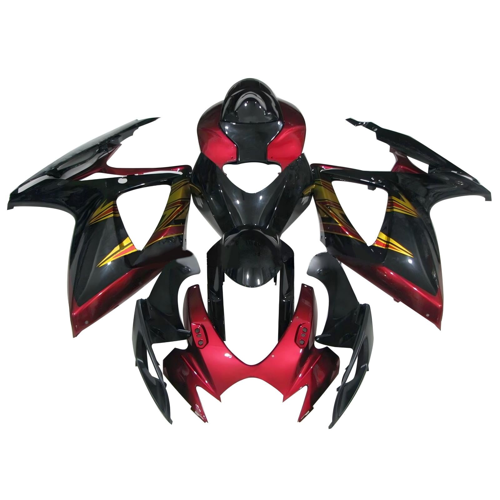 Amotopart Suzuki GSXR 600/750 2006-2007 K6 Fairing Kit Bodywork Plastic ABS
