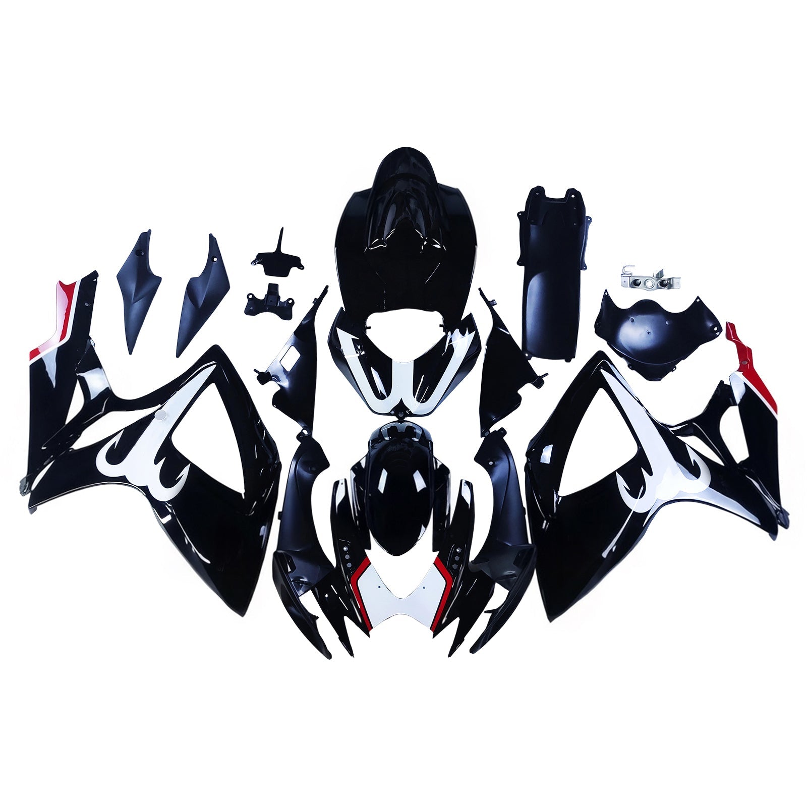 Amotopart Suzuki GSXR 600/750 2006-2007 K6 Fairing Kit Bodywork Plastic ABS