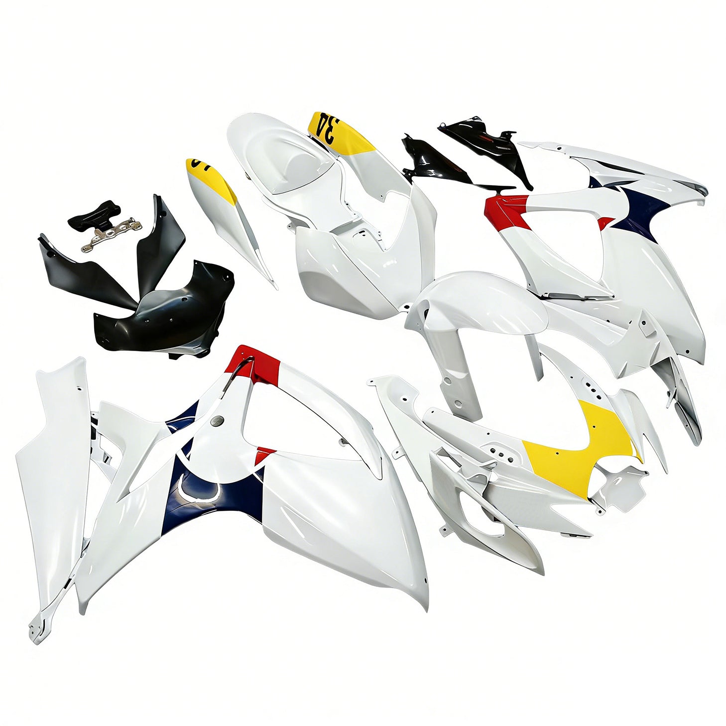 Amotopart Suzuki GSXR 600/750 2006-2007 K6 Fairing Kit Bodywork Plastic ABS