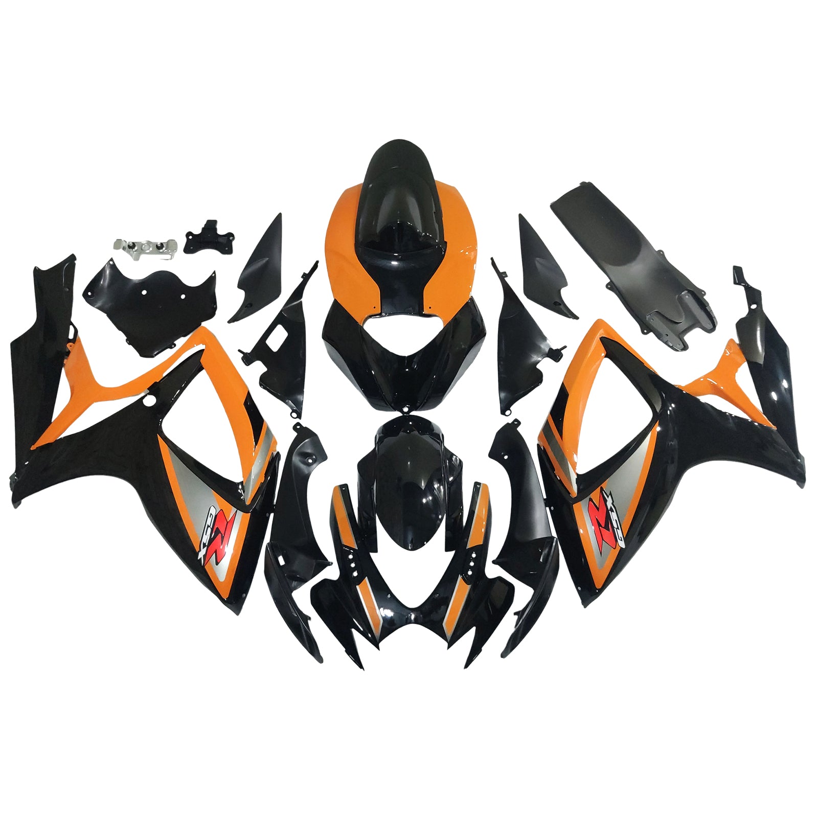 Amotopart Suzuki GSXR 600/750 2006-2007 K6 Fairing Kit Bodywork Plastic ABS