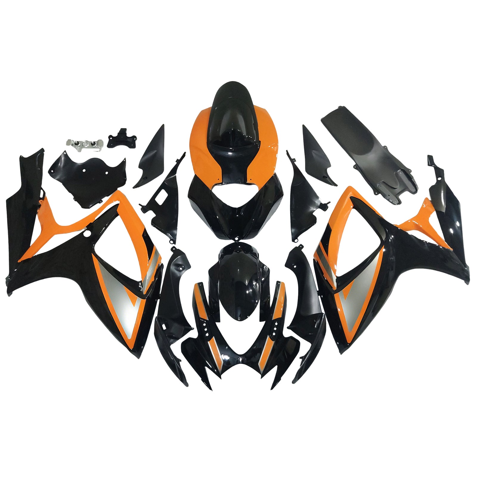 Amotopart Suzuki GSXR 600/750 2006-2007 K6 Fairing Kit Bodywork Plastic ABS