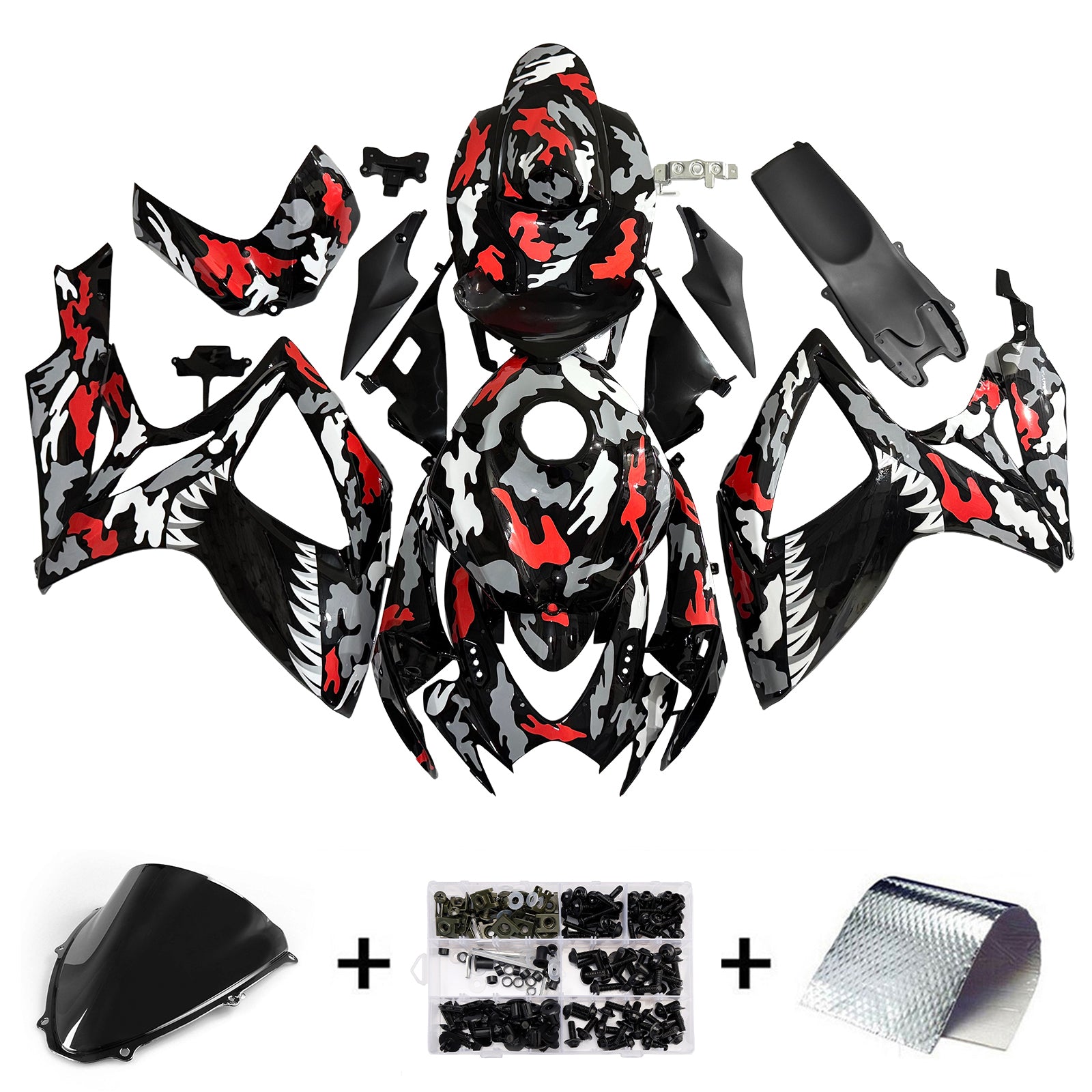 Injection Fairing Kit Bodywork Plastic ABS For Suzuki GSXR 600/750 2006-2007 K6