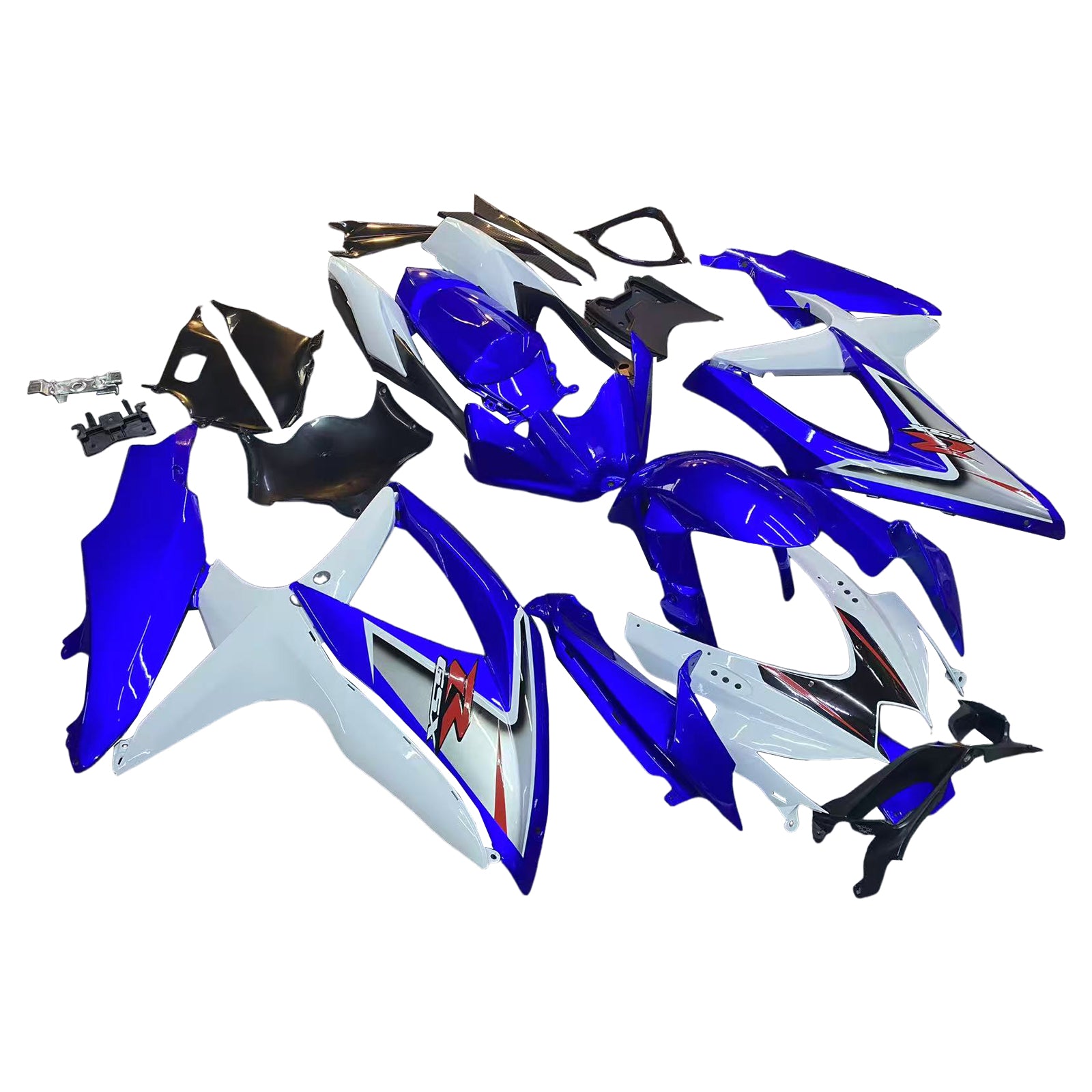 Fairings 2008-2010 Suzuki GSXR 600 750 White & Blue GSXR Generic