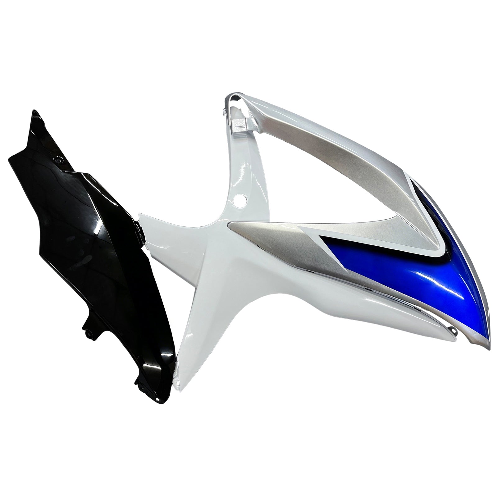 페어링 2008-2010 스즈키 GSXR 600 750 실버 화이트 GSXR