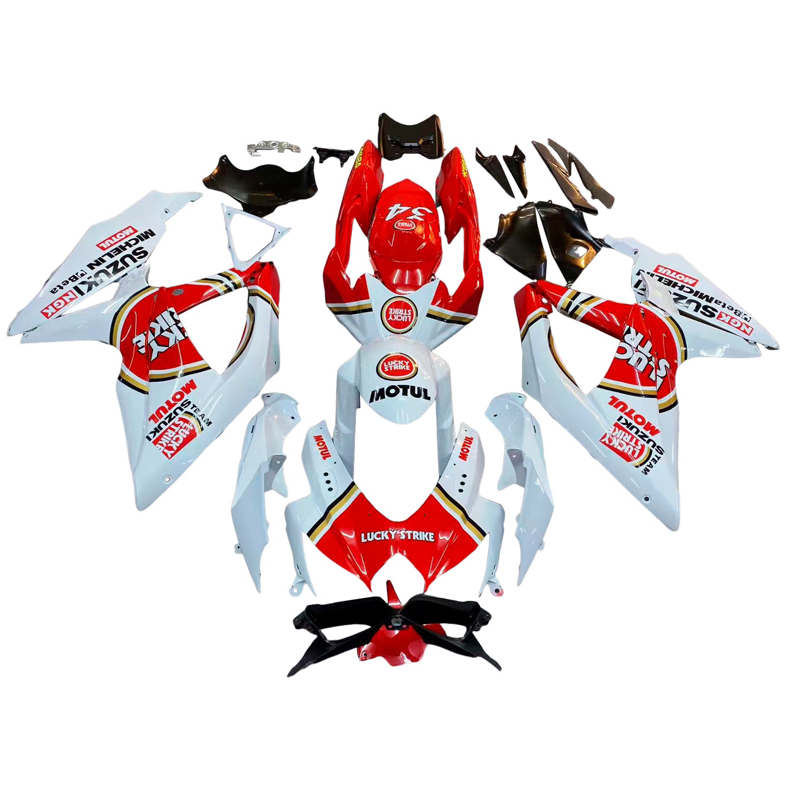 2008 2010 GSXR 600 750 Fairing Kit 34 Color Generic
