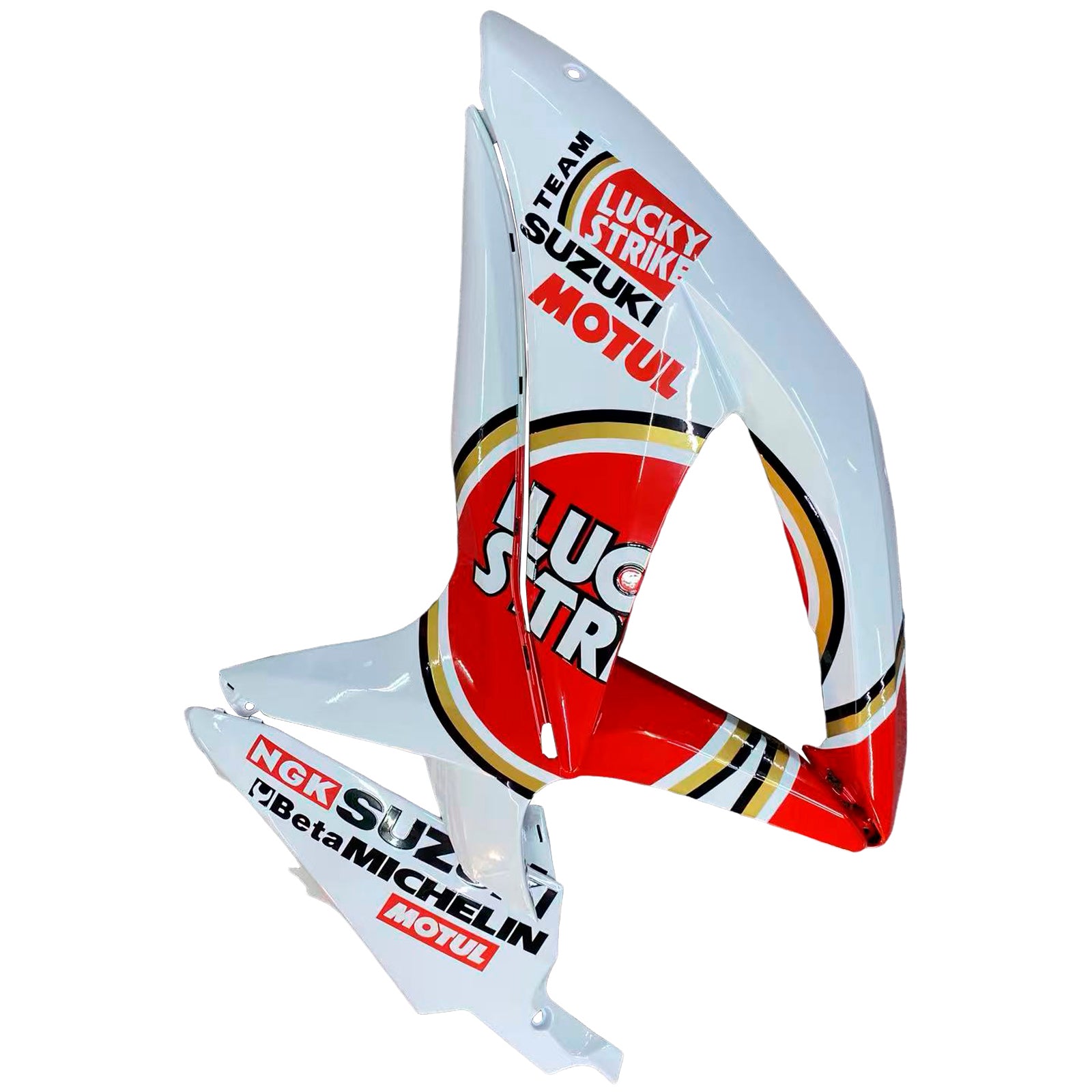Fairings 2008-2010 Suzuki GSXR 600 750 White Red Lucky Strike Generic