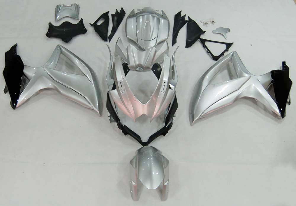 Fairings 2008-2010 Suzuki GSXR 600 750 Silver Black GSXR Generic