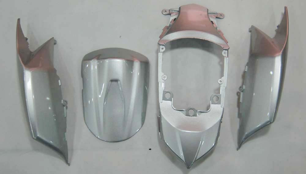 Fairings 2008-2010 Suzuki GSXR 600 750 Silver Black GSXR Generic
