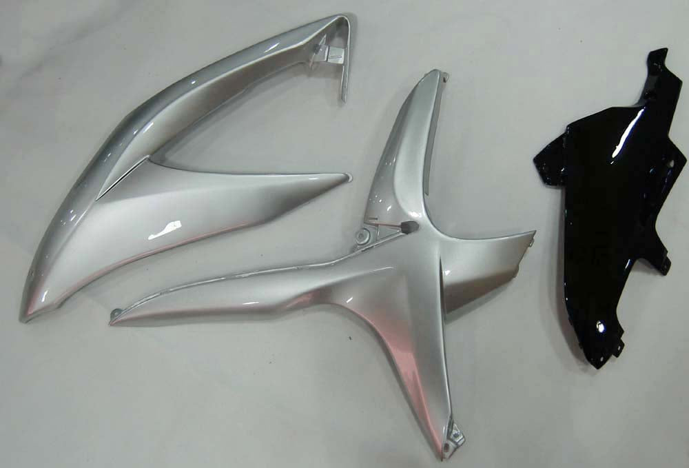 Fairings 2008-2010 Suzuki GSXR 600 750 Silver Black GSXR Generic