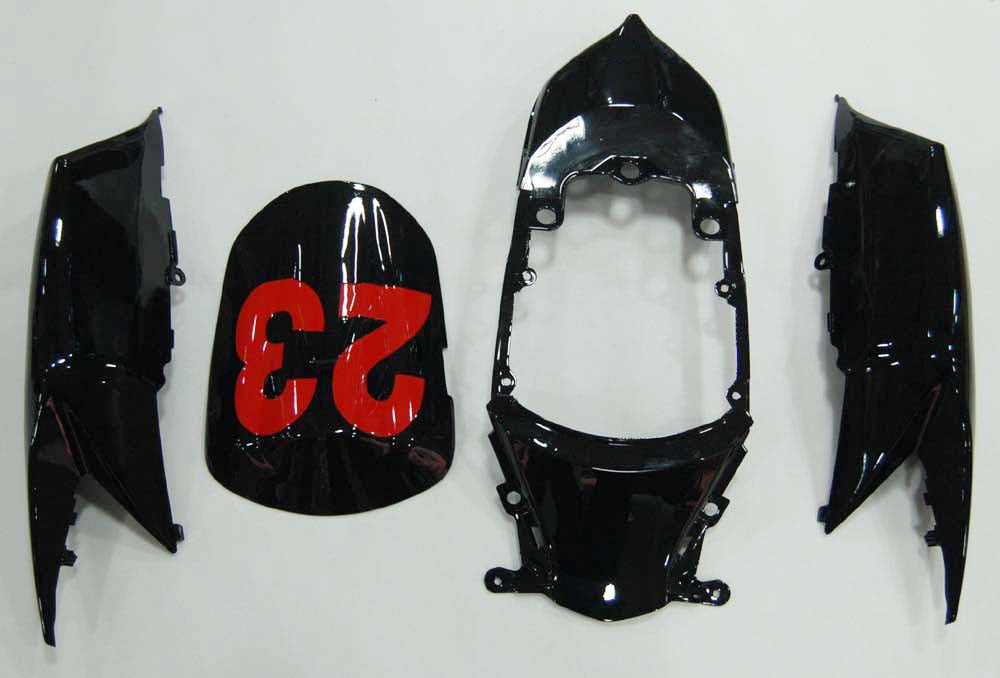 Fairings 2008-2010 Suzuki GSXR 600 750 Black Silver Jordan Generic