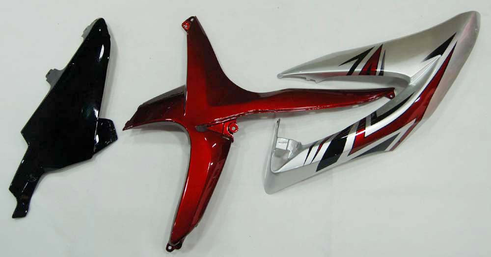 Fairings 2008-2010 Suzuki GSXR 600 750 Silver Red GSXR Generic