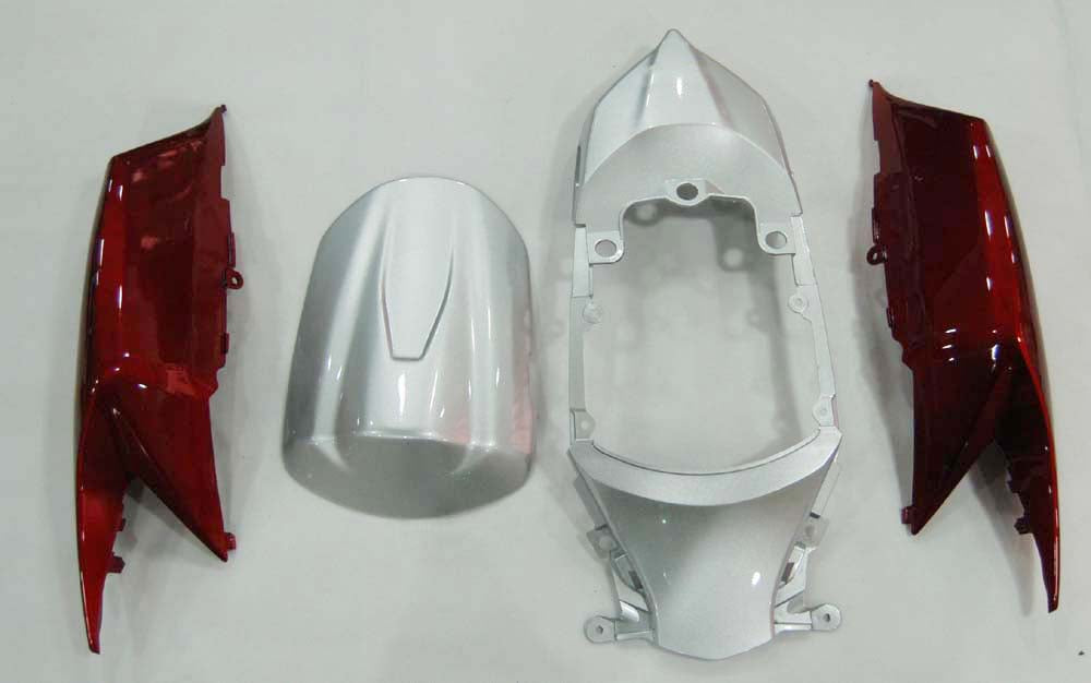 Fairings 2008-2010 Suzuki GSXR 600 750 Silver Red GSXR Generic