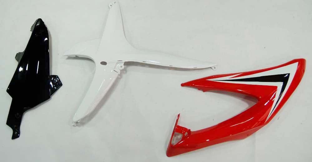 Carenados 2008-2010 Suzuki GSXR 600 750 Rojo Blanco Negro GSXR Genérico