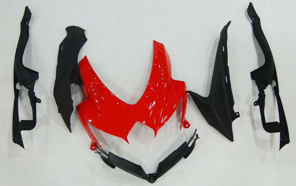 Carenados 2008-2010 Suzuki GSXR 600 750 Rojo Blanco Negro GSXR Genérico