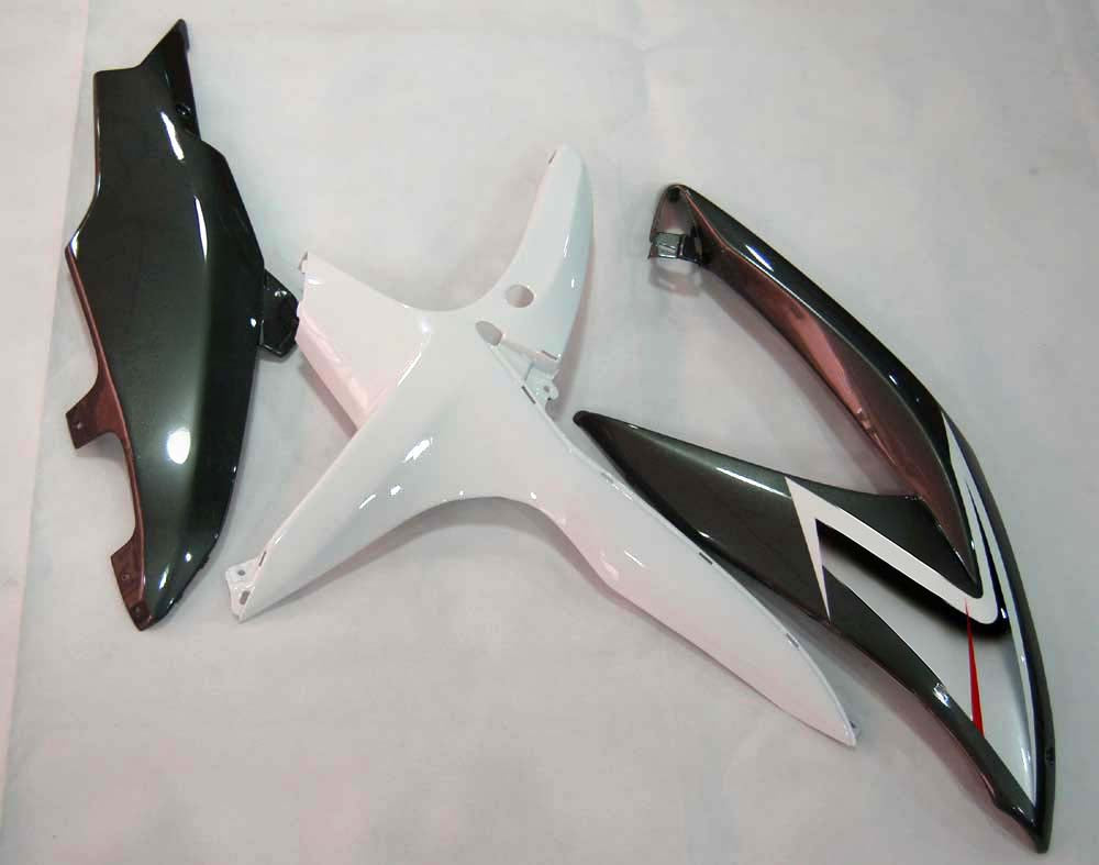 Fairings 2008-2010 Suzuki GSXR 600 750 White & Silver GSXR Generic