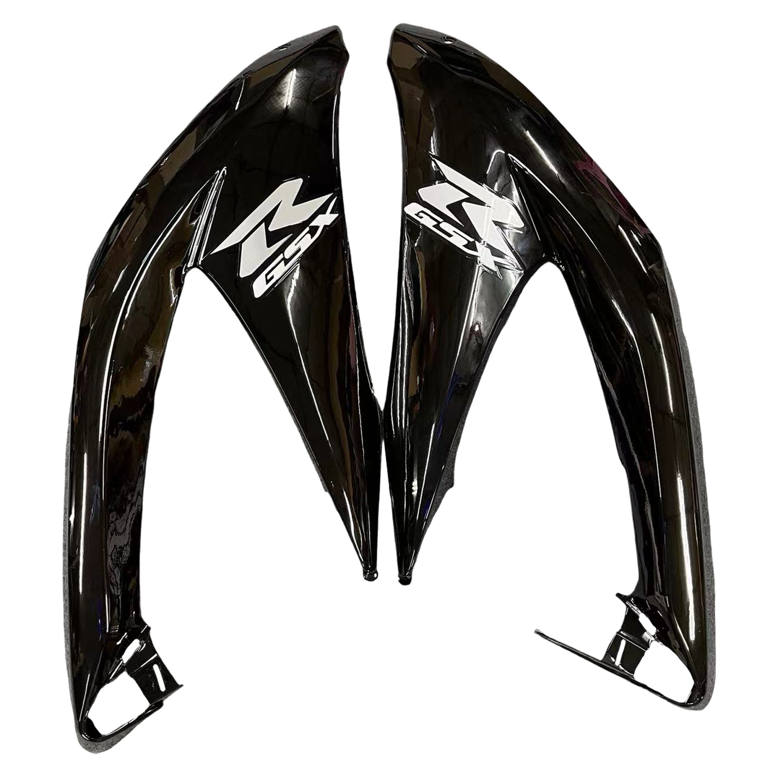 페어링 2008-2010 스즈키 GSXR 600 750 올블랙 스즈키 제네릭