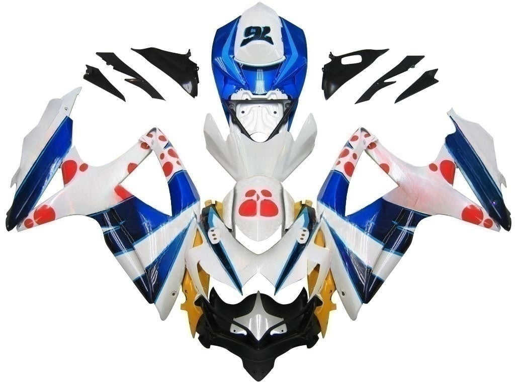 Carenados 2008-2010 Suzuki GSXR 600 750 Multicolor pepephone Genérico