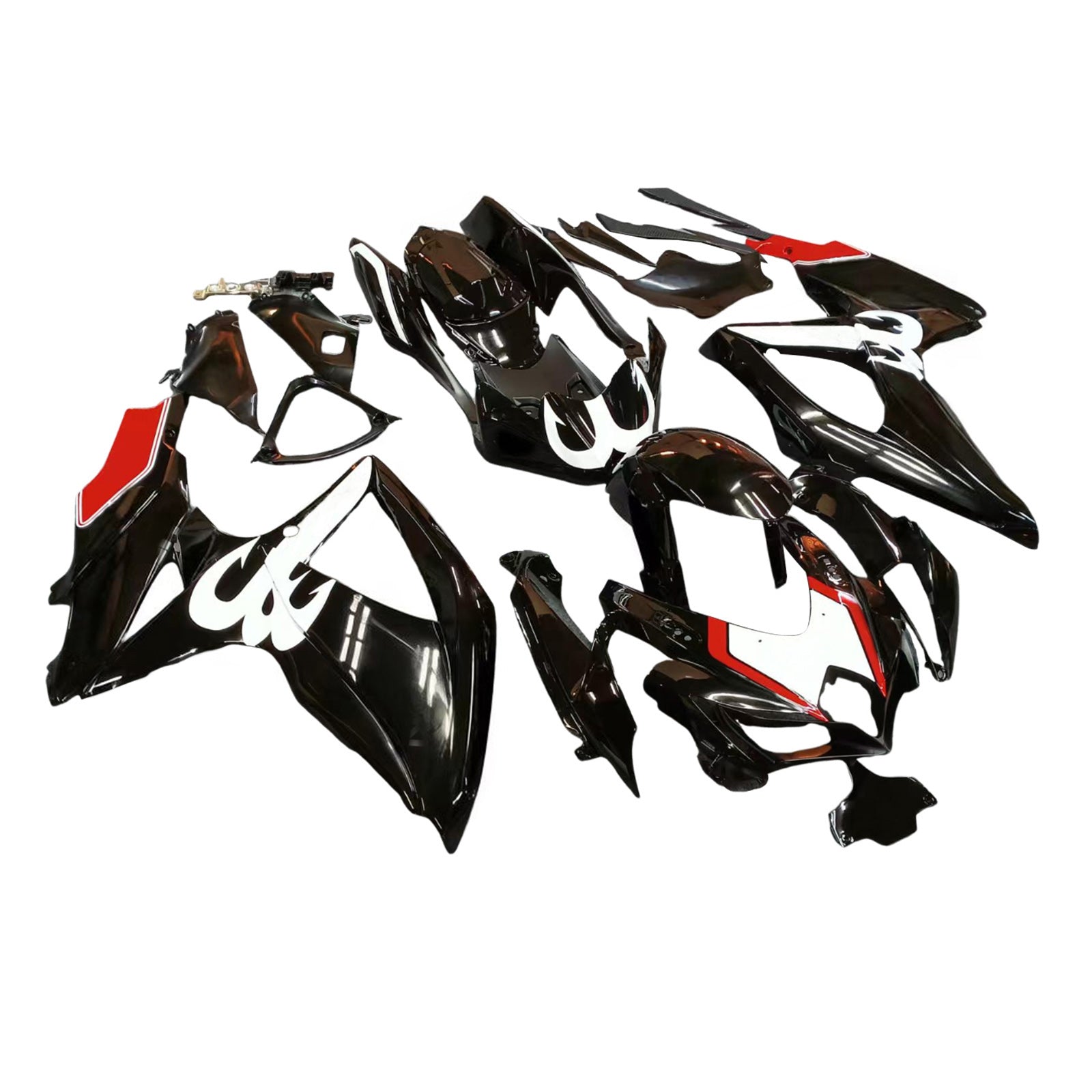 Fairings 2008-2010 Suzuki GSXR 600 750 Black Relentless Generic