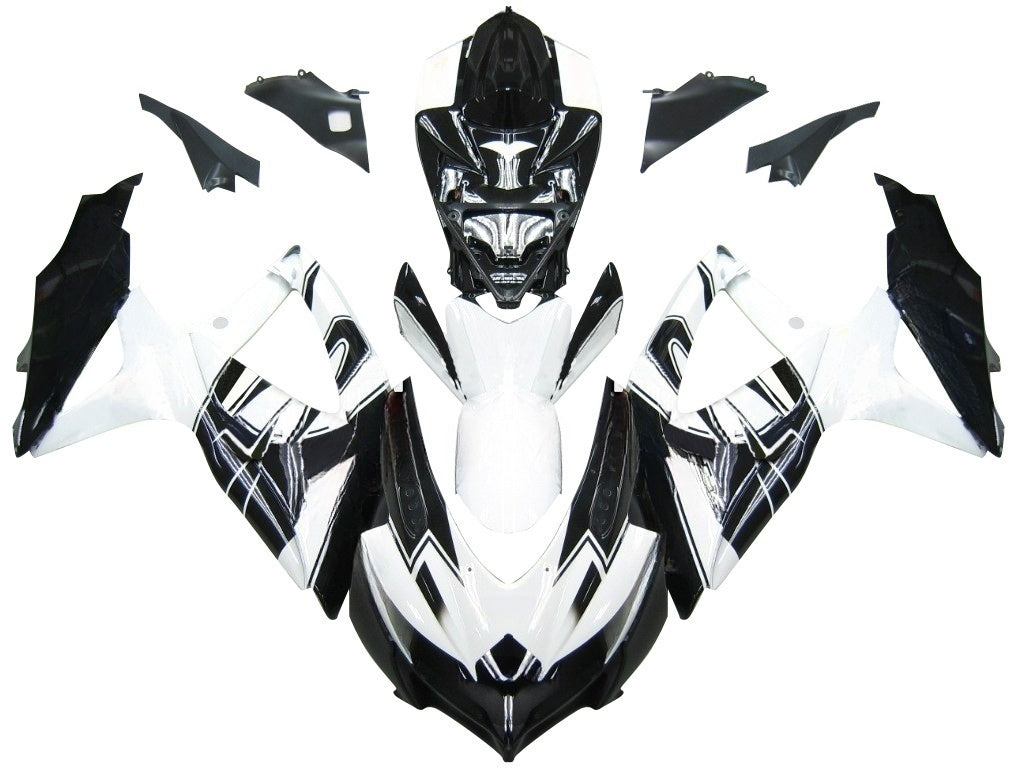 Fairings 2008-2010 Suzuki GSXR 600 750 Black White Alstare Corona Generic