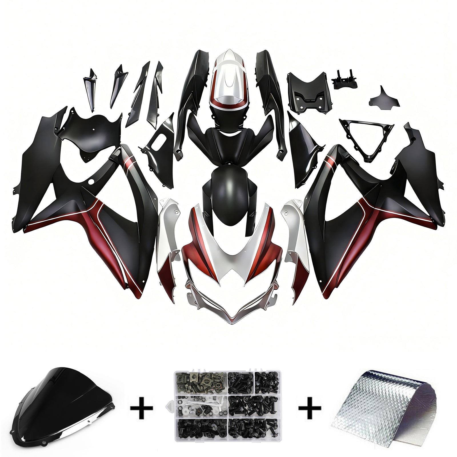 Suzuki GSXR 600/750 2008-2010 K8 Fairing Kit Bodywork Plastic ABS