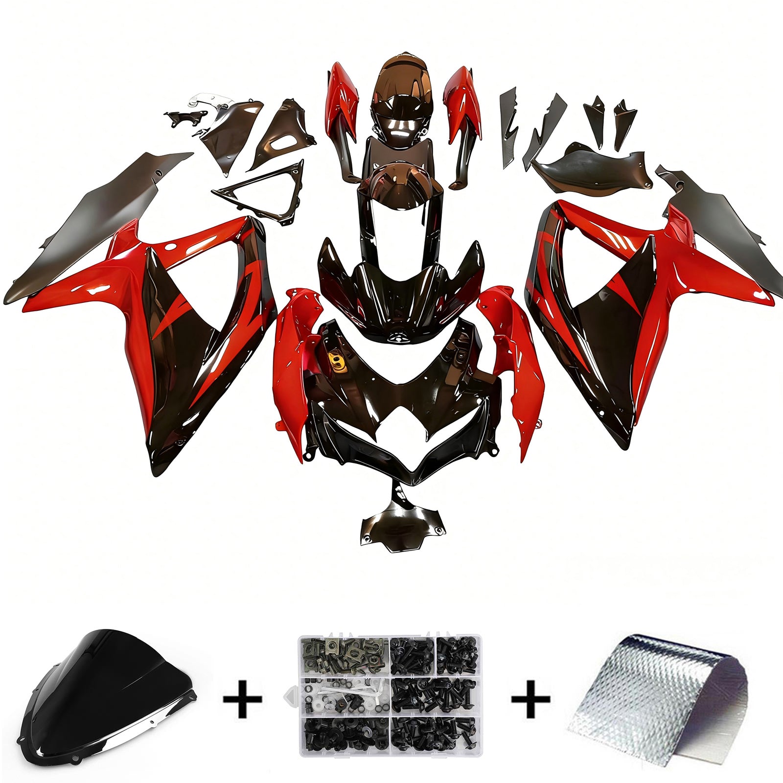 Suzuki GSXR 600/750 2008-2010 Fairing Kit Bodywork Plastic ABS K8