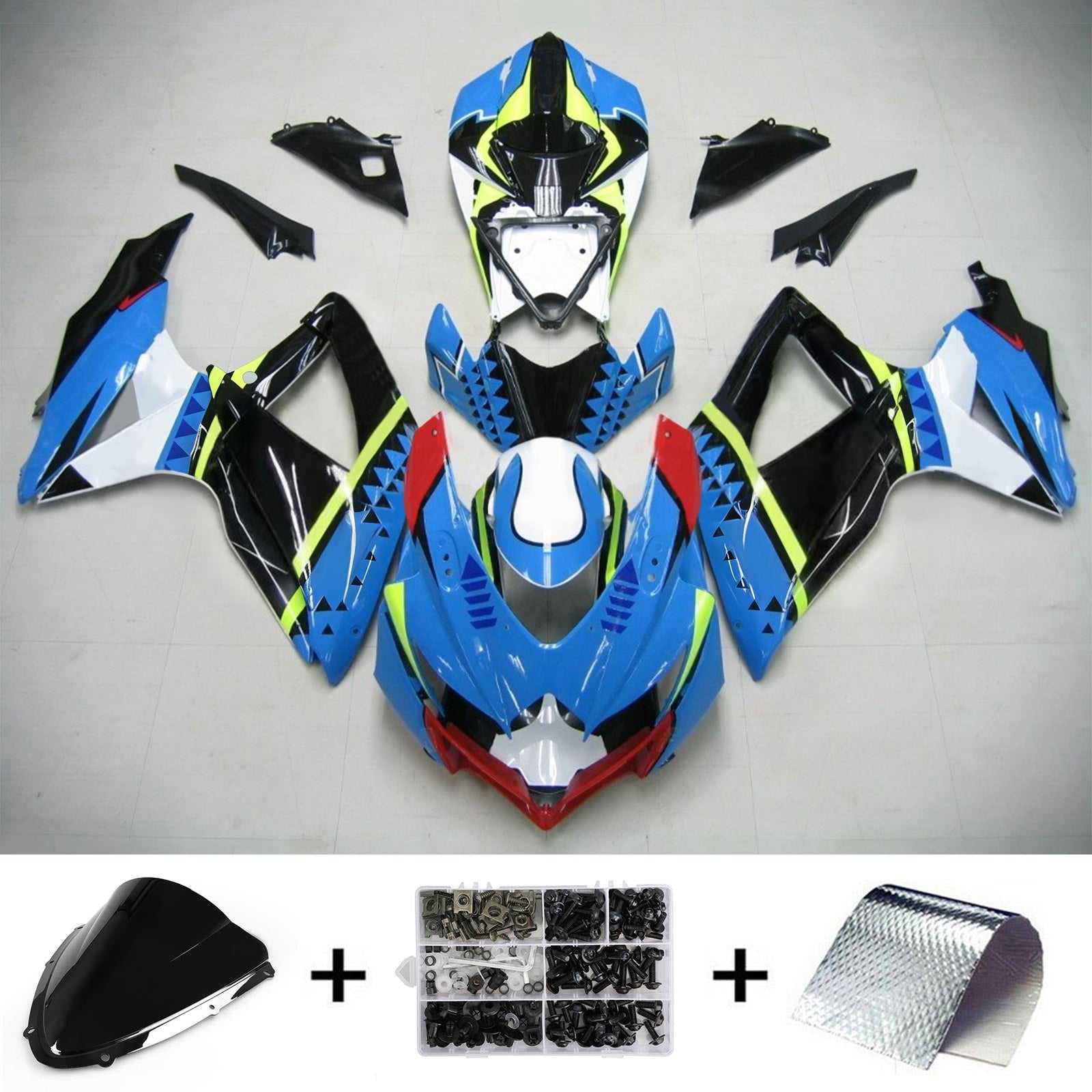 Suzuki GSXR 600/750 2008-2010 Fairing Kit Bodywork Plastic ABS K8