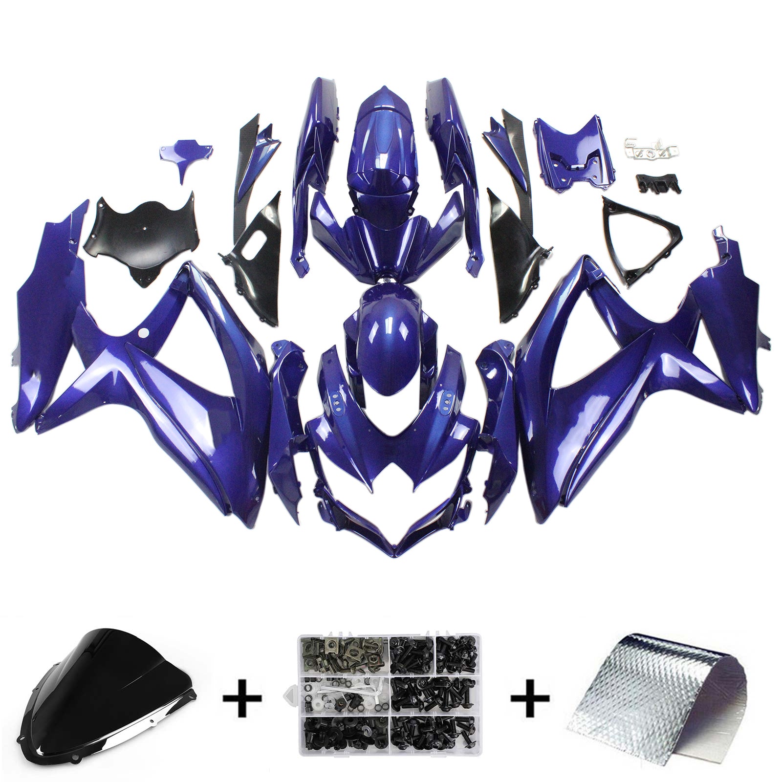 Suzuki GSXR 600/750 2008-2010 Fairing Kit Bodywork Plastic ABS K8