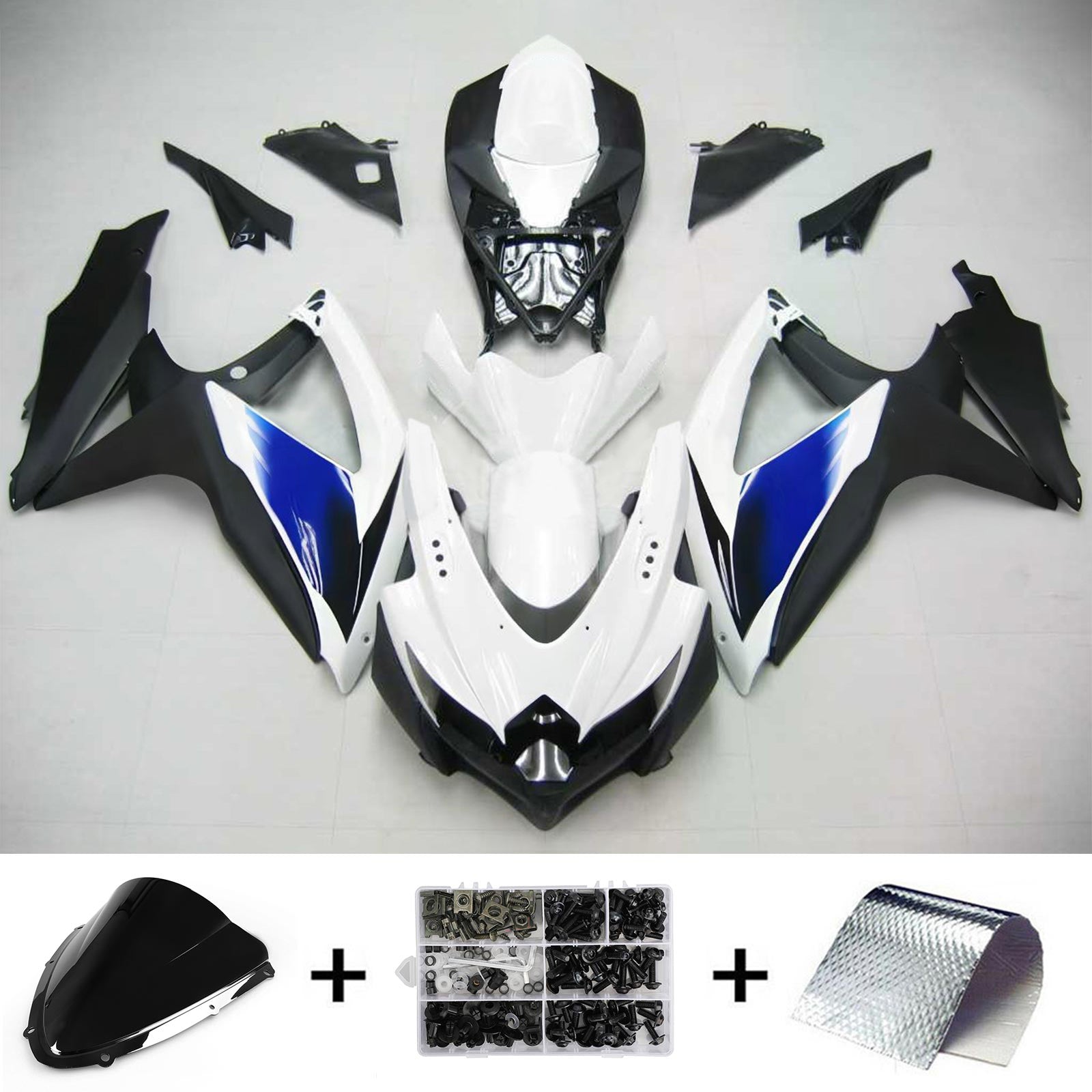 Suzuki GSXR 600/750 2008-2010 Fairing Kit Bodywork Plastic ABS K8