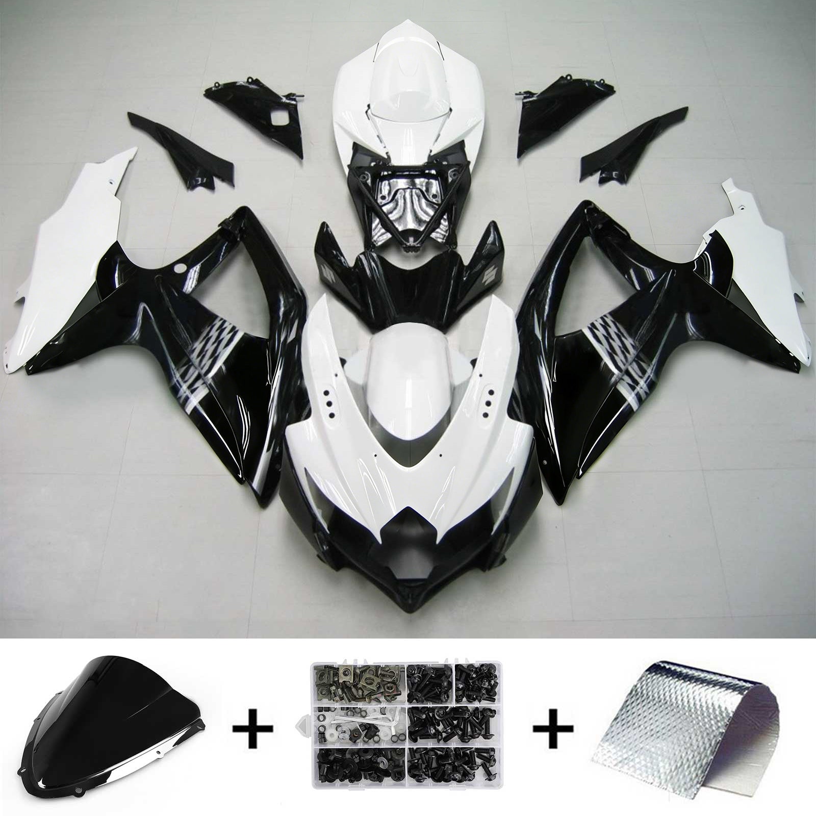 Suzuki GSXR 600/750 2008-2010 K8 Fairing Kit Bodywork Plastic ABS