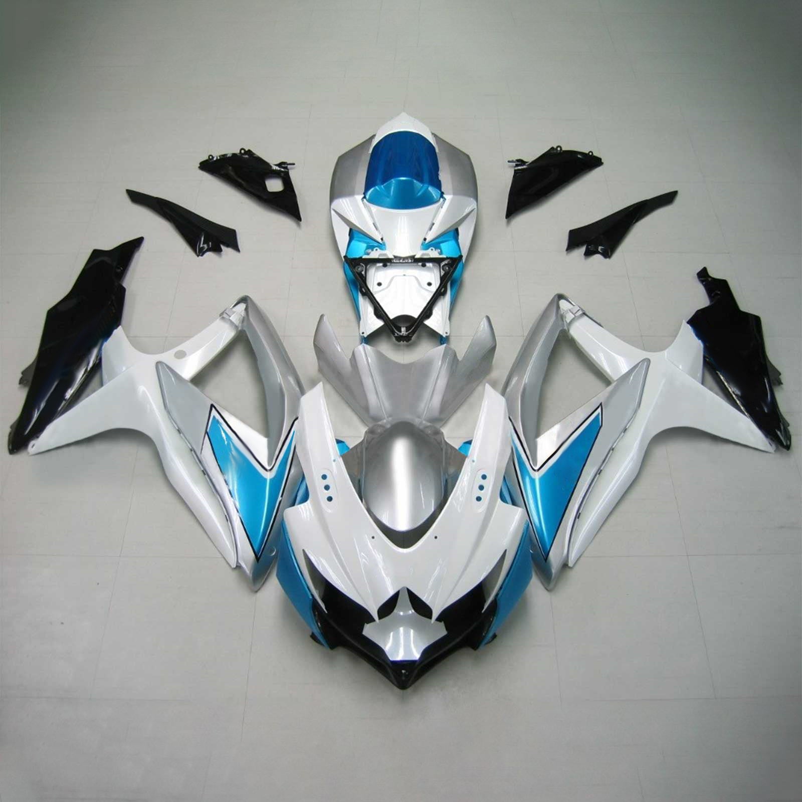 Suzuki GSXR 600/750 2008-2010 Fairing Kit Bodywork Plastic ABS K8