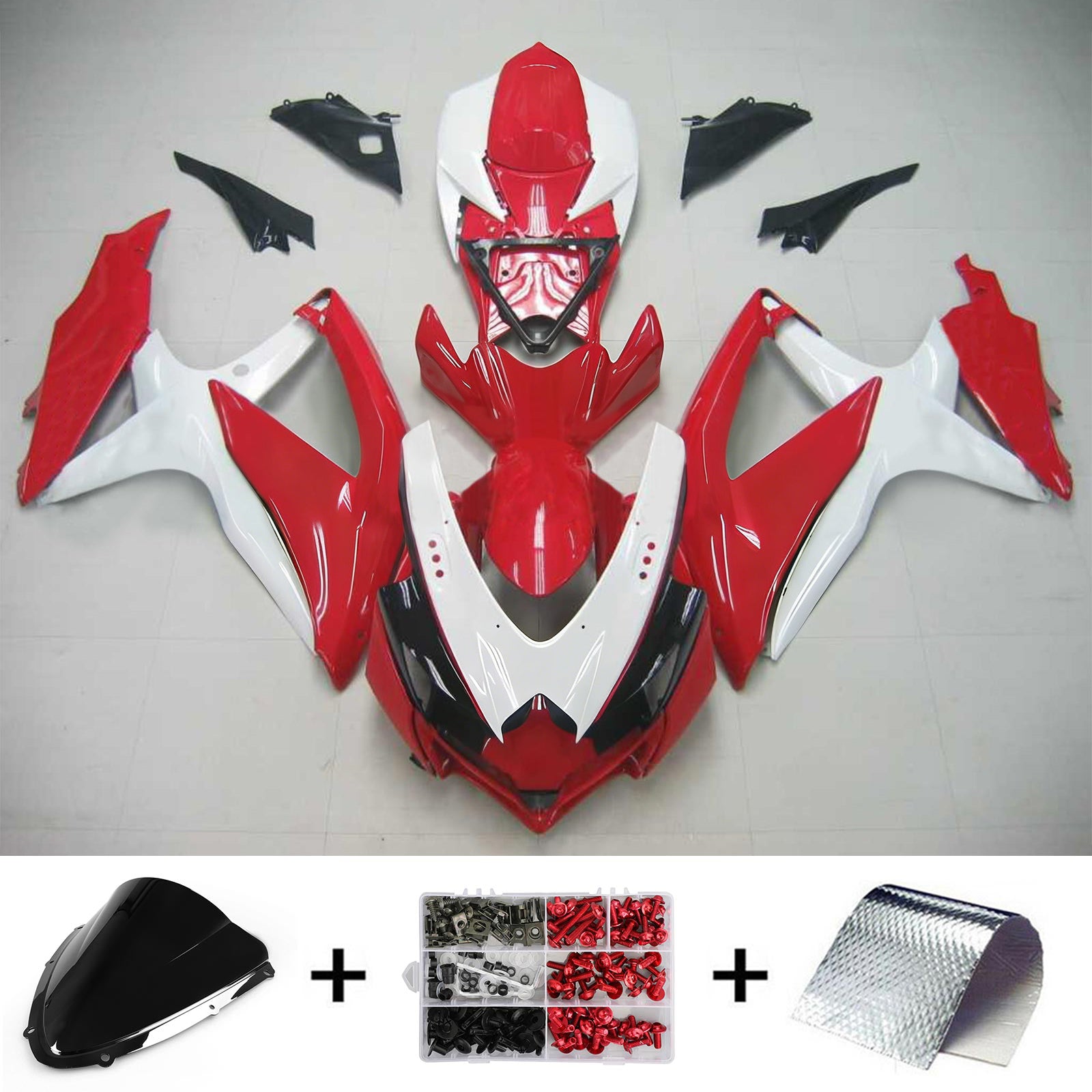 Suzuki GSXR 600/750 2008-2010 Fairing Kit Bodywork Plastic ABS K8