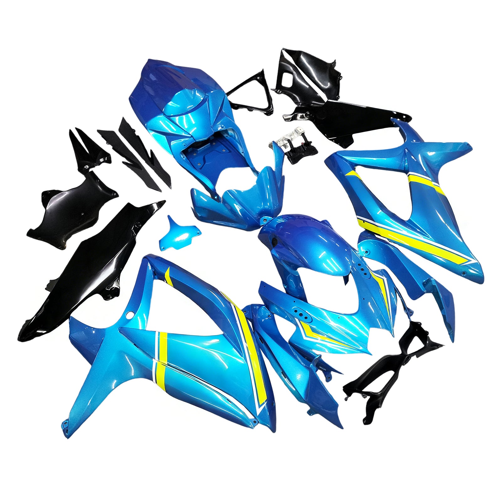 Suzuki GSXR 600/750 2008-2010 K8 Fairing Kit Bodywork Plastic ABS