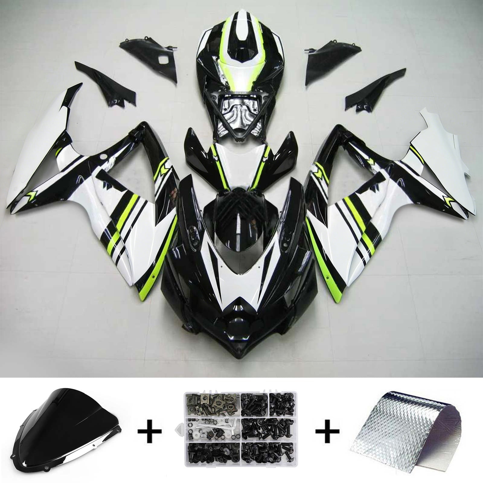 Suzuki GSXR 600/750 2008-2010 Fairing Kit Bodywork Plastic ABS K8