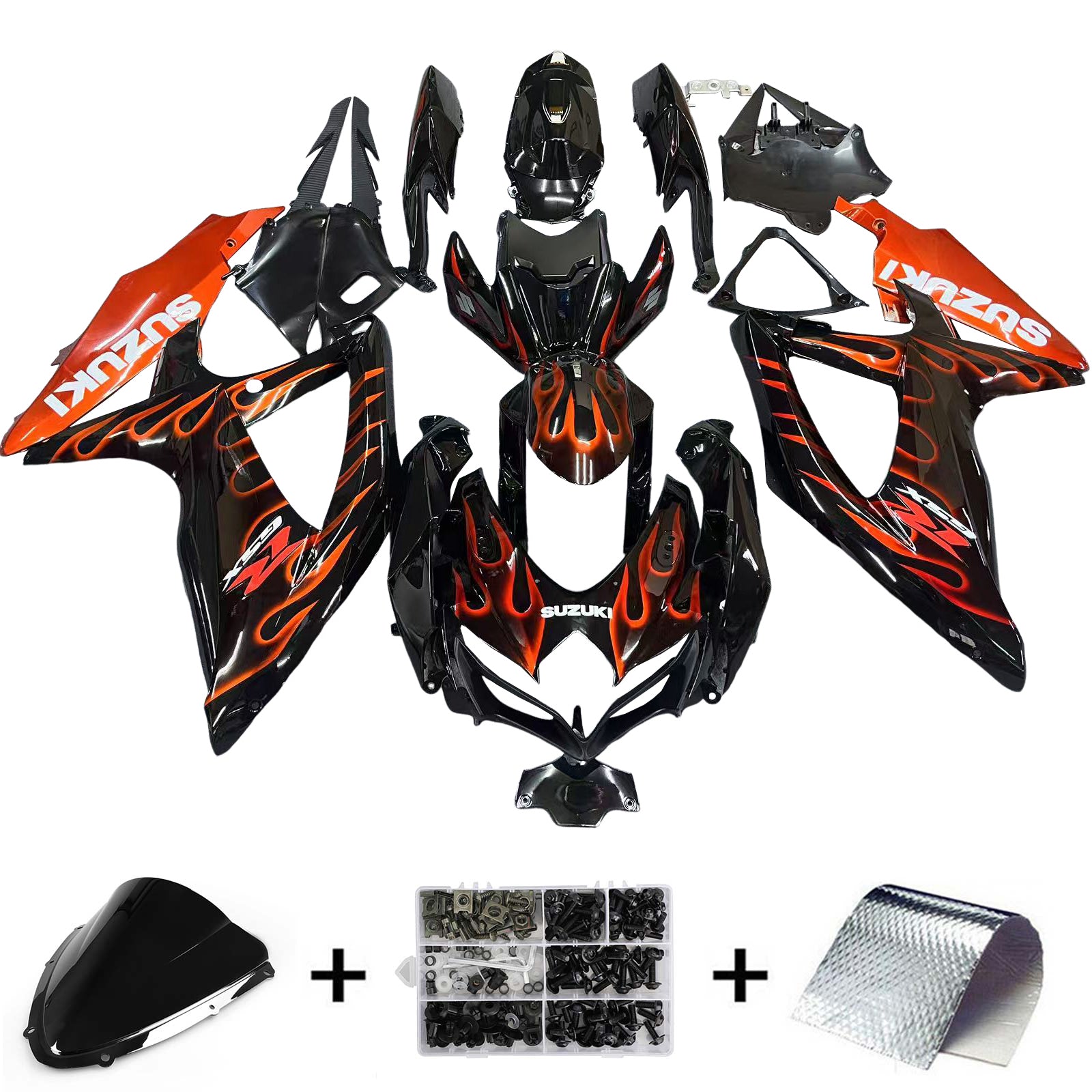 Suzuki GSXR 600/750 2008-2010 Fairing Kit Bodywork Plastic ABS K8