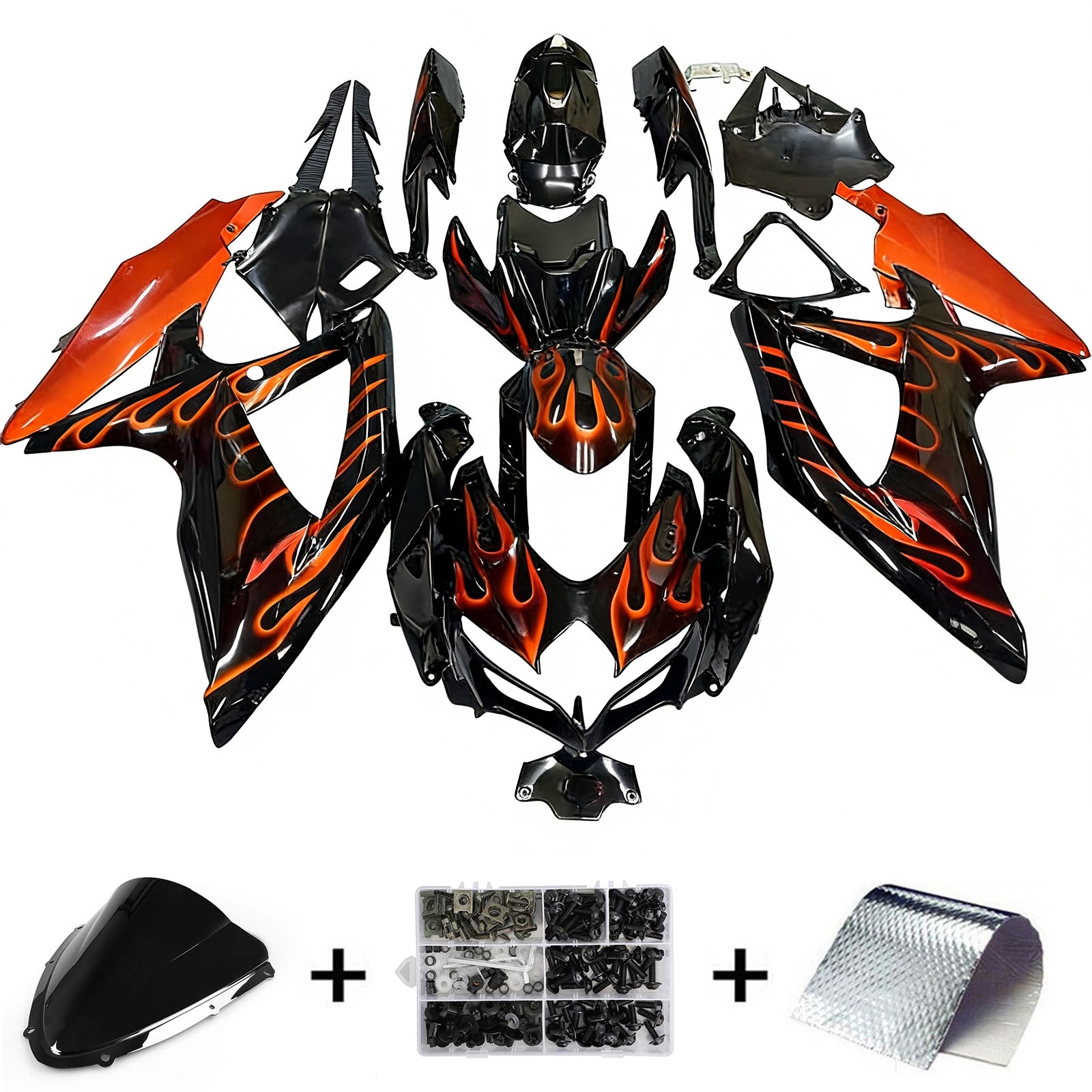 Suzuki GSXR 600/750 2008-2010 Fairing Kit Bodywork Plastic ABS K8