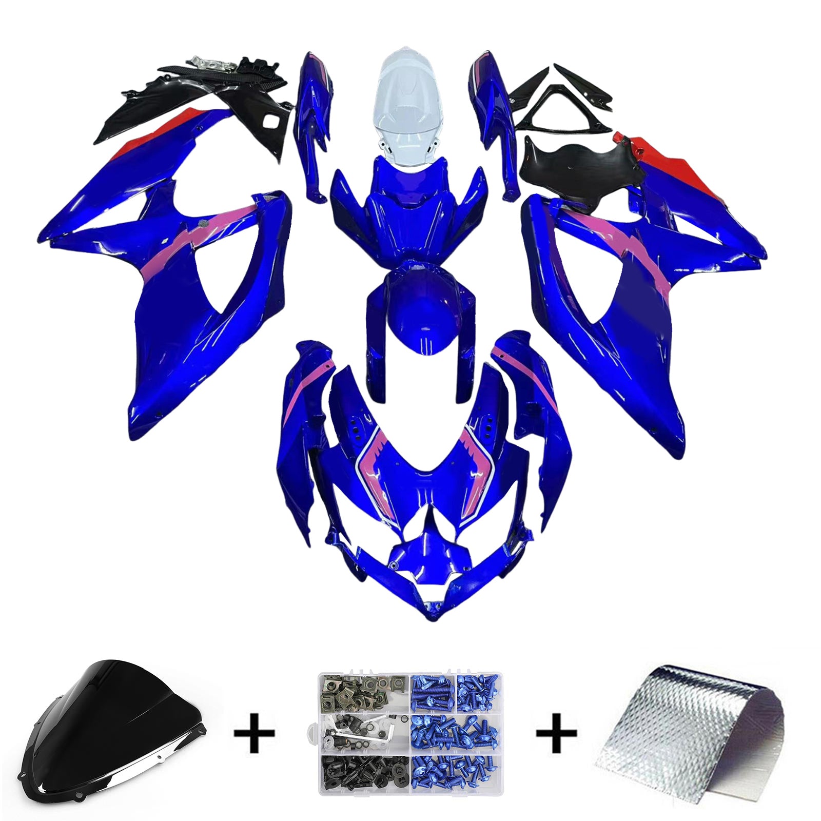 Suzuki GSXR 600/750 2008-2010 Fairing Kit Bodywork Plastic ABS K8