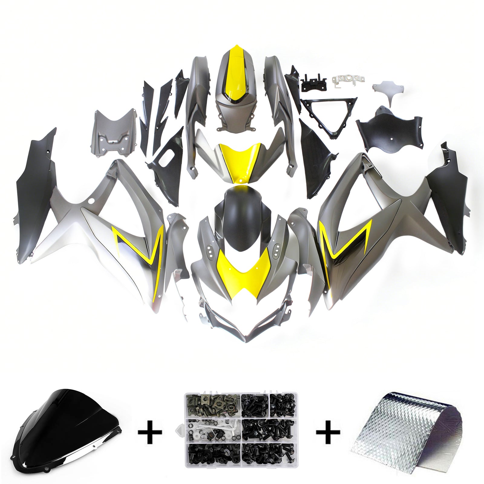 Suzuki GSXR 600/750 2008-2010 Fairing Kit Bodywork Plastic ABS
