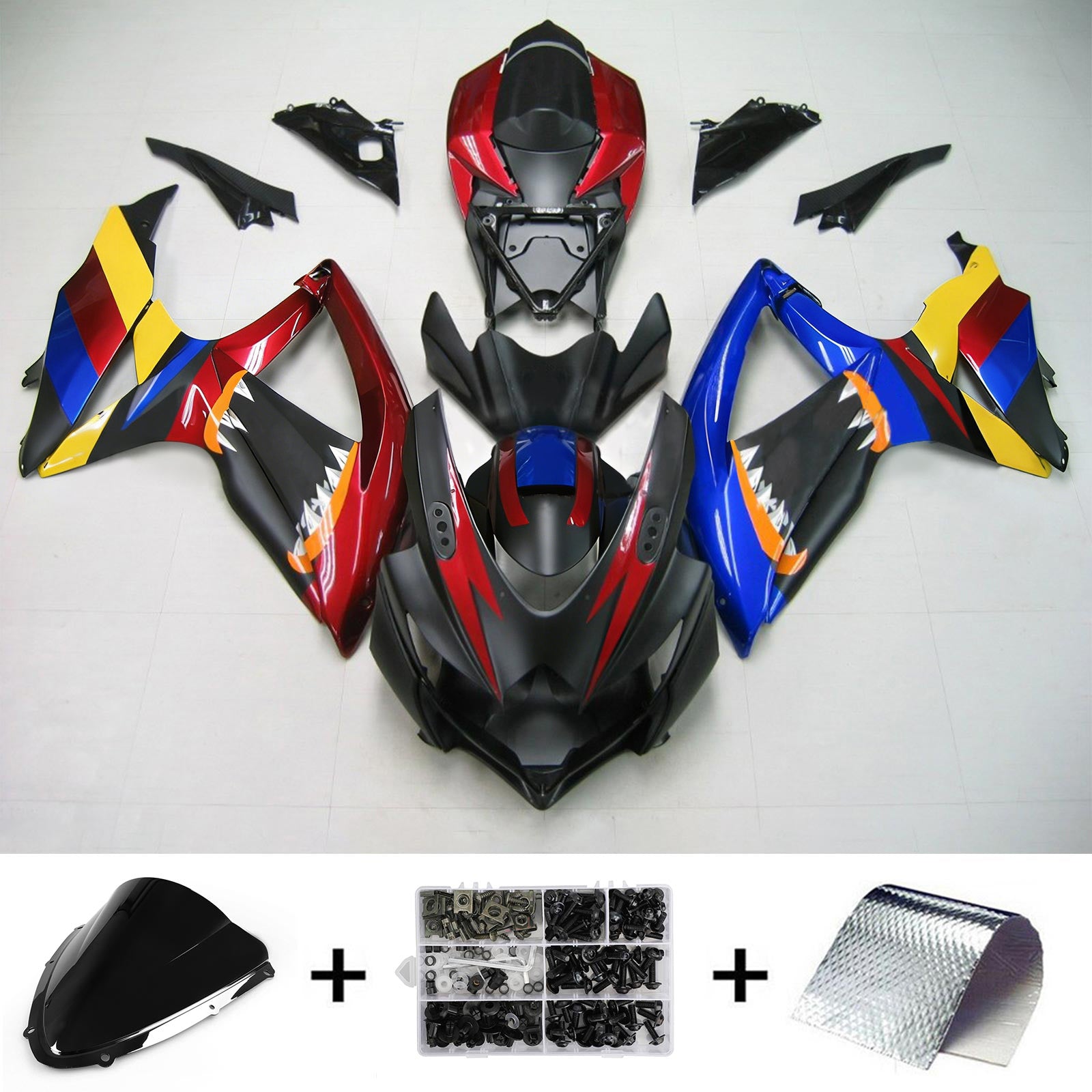 Suzuki GSXR 600/750 2008-2010 Fairing Kit Bodywork Plastic ABS K8