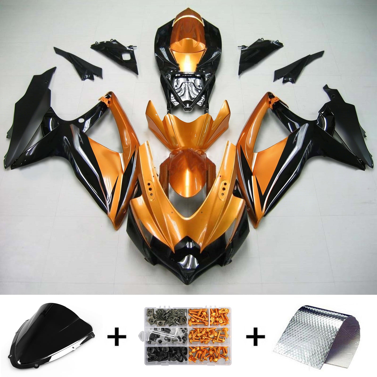 Suzuki GSXR 600/750 2008-2010 Fairing Kit Bodywork Plastic ABS K8